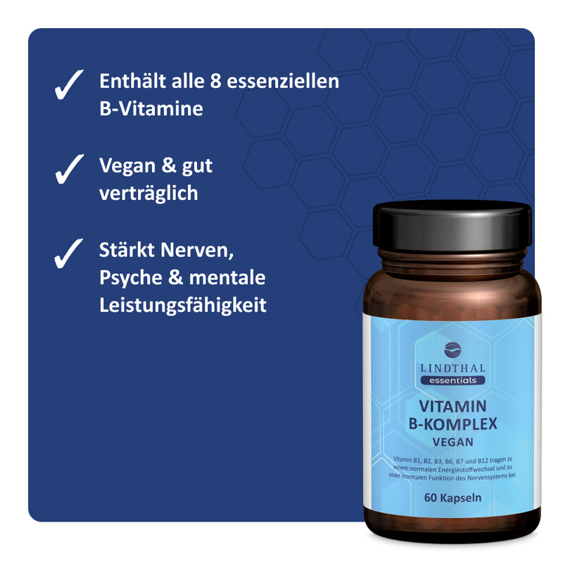 Vitamin B-Komplex vegan auf einen Blick
